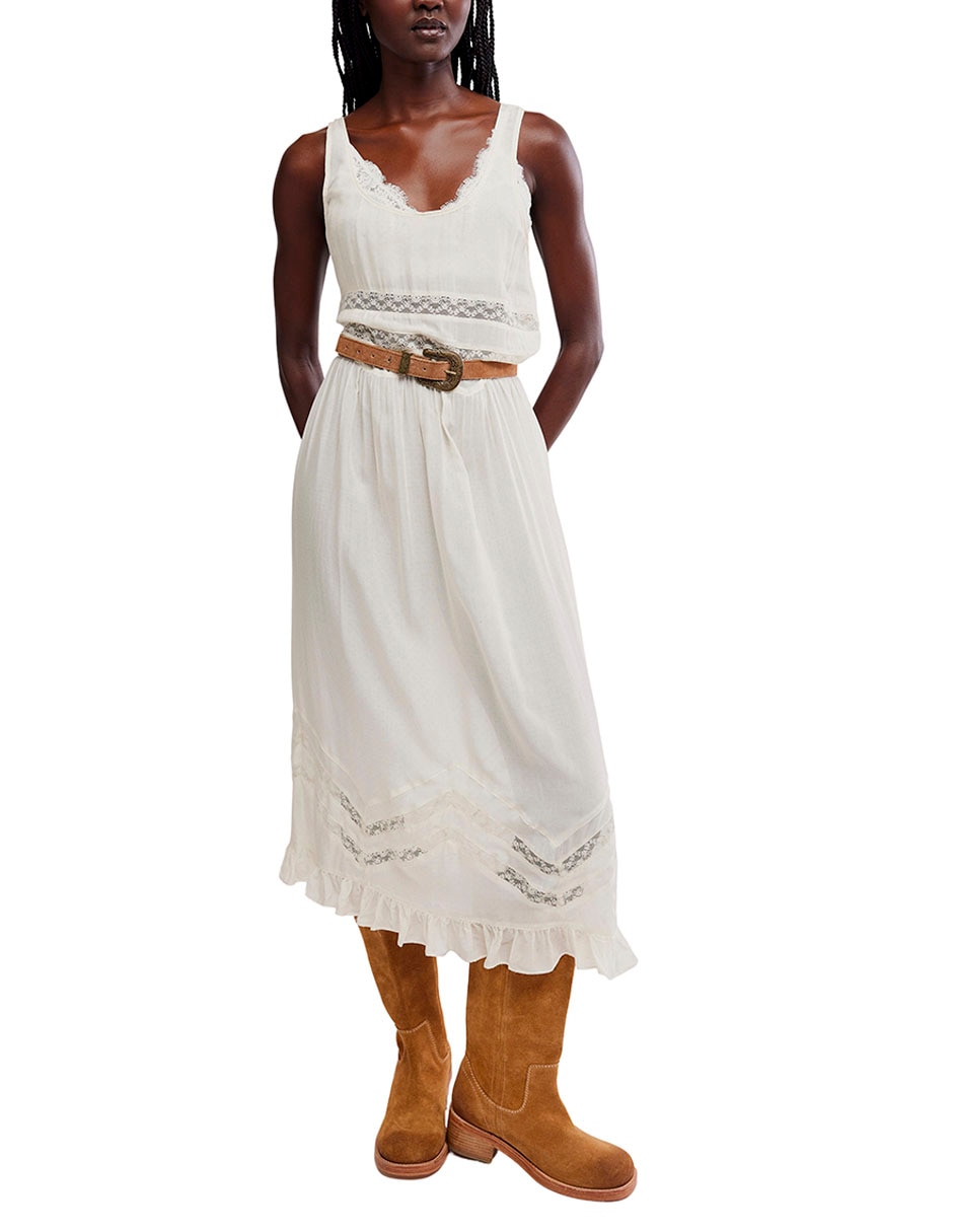 Vestido midi casual para mujer Vestido midi casual para mujer