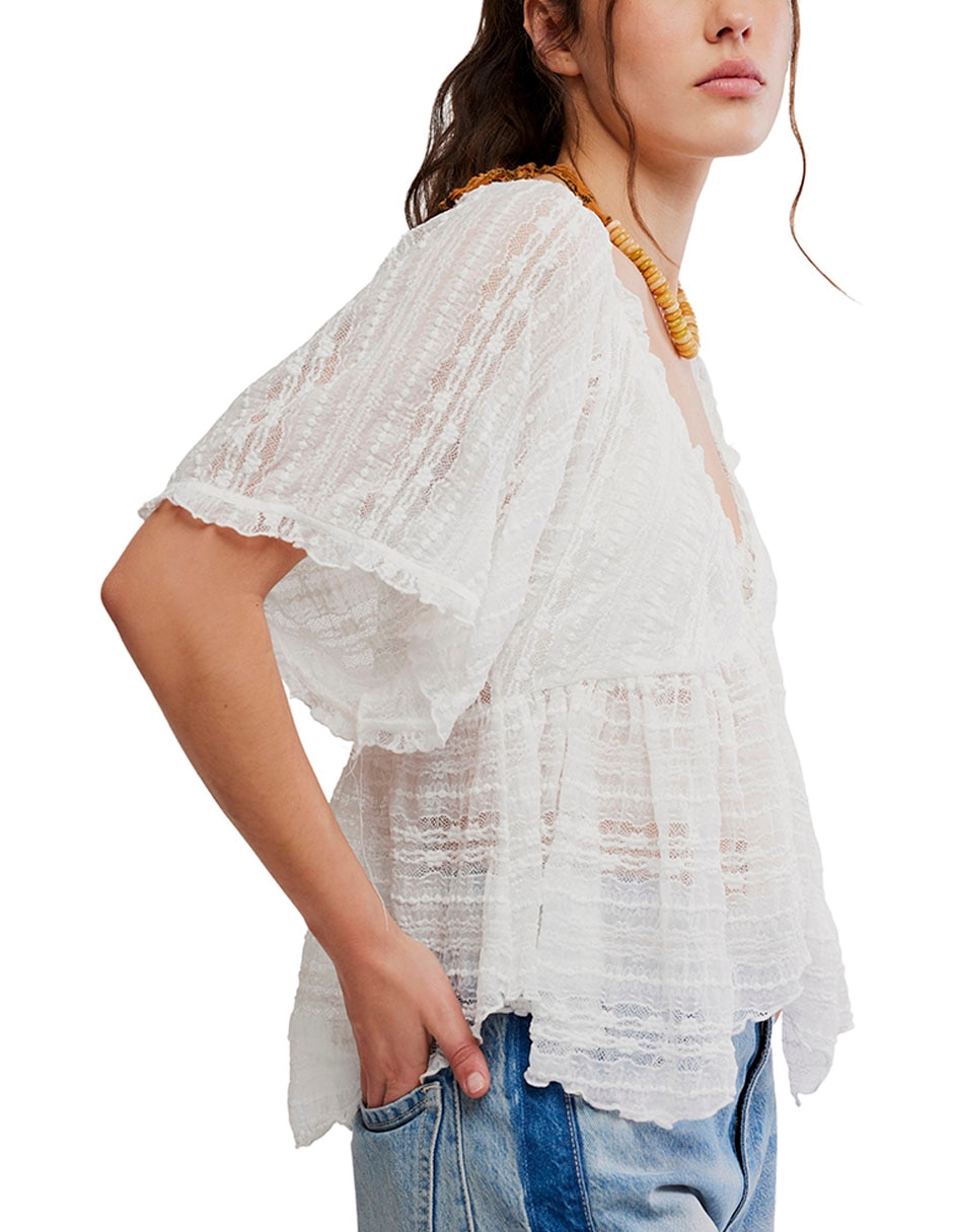 Blusa manga corta para mujer 2