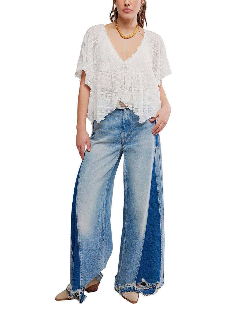 Blusa manga corta para mujer 5