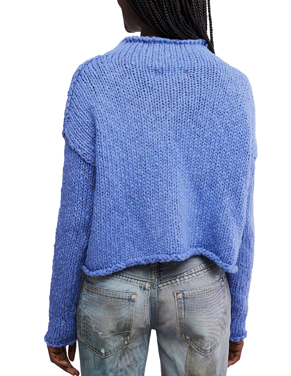 Suéter cuello redondo para mujer 2