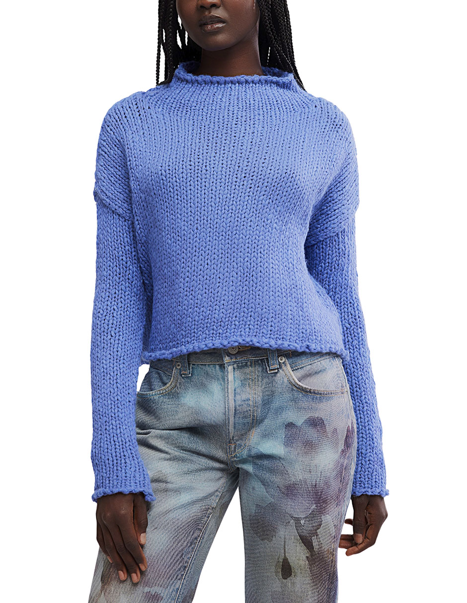 Suéter cuello redondo para mujer 3