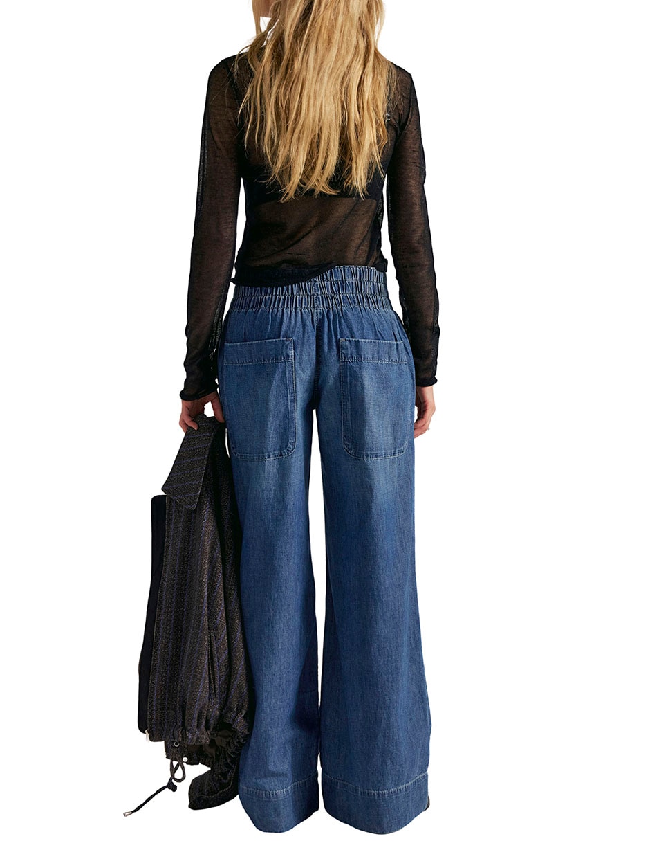 Jeans acampanado para mujer 4