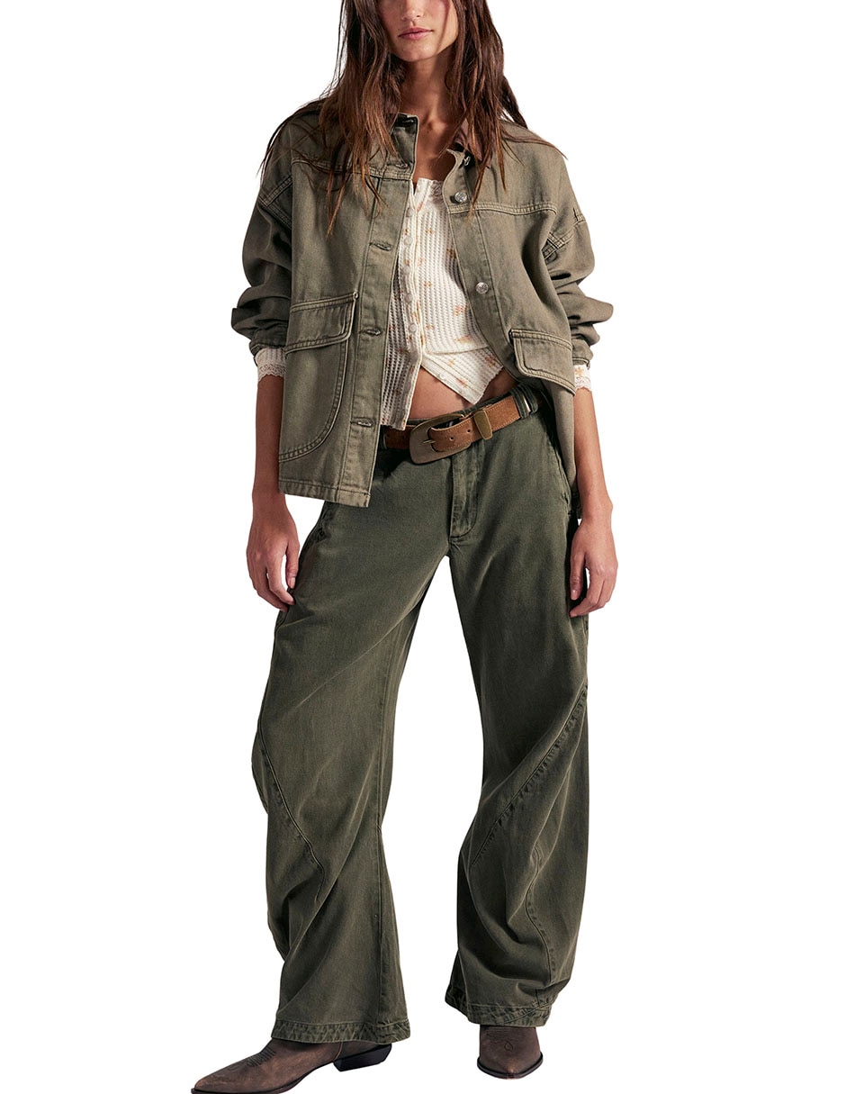 Pantalón carpenter amplio para mujer Pantalón carpenter amplio para mujer