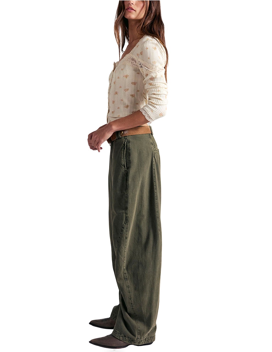Pantalón carpenter amplio para mujer 2