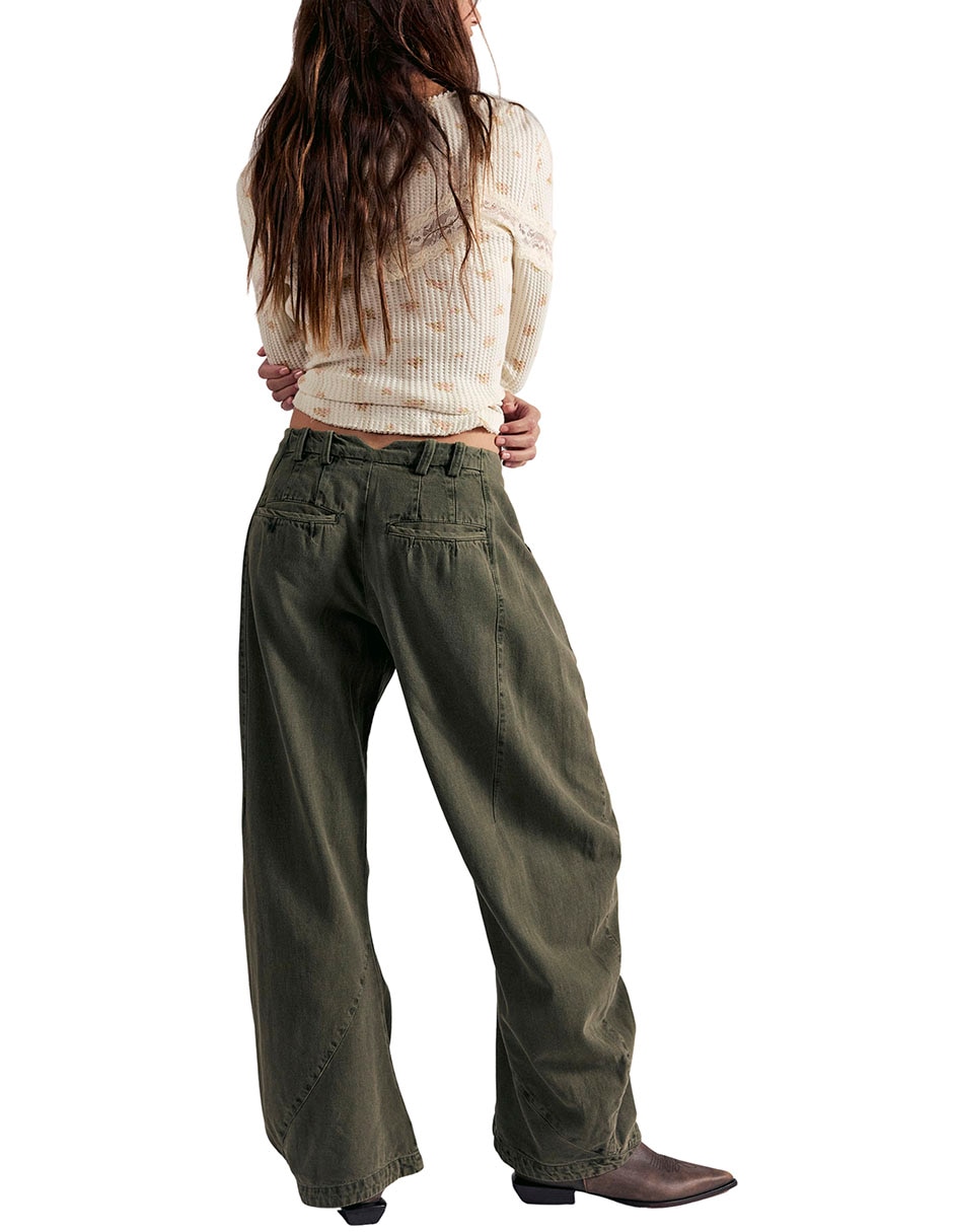 Pantalón carpenter amplio para mujer 3