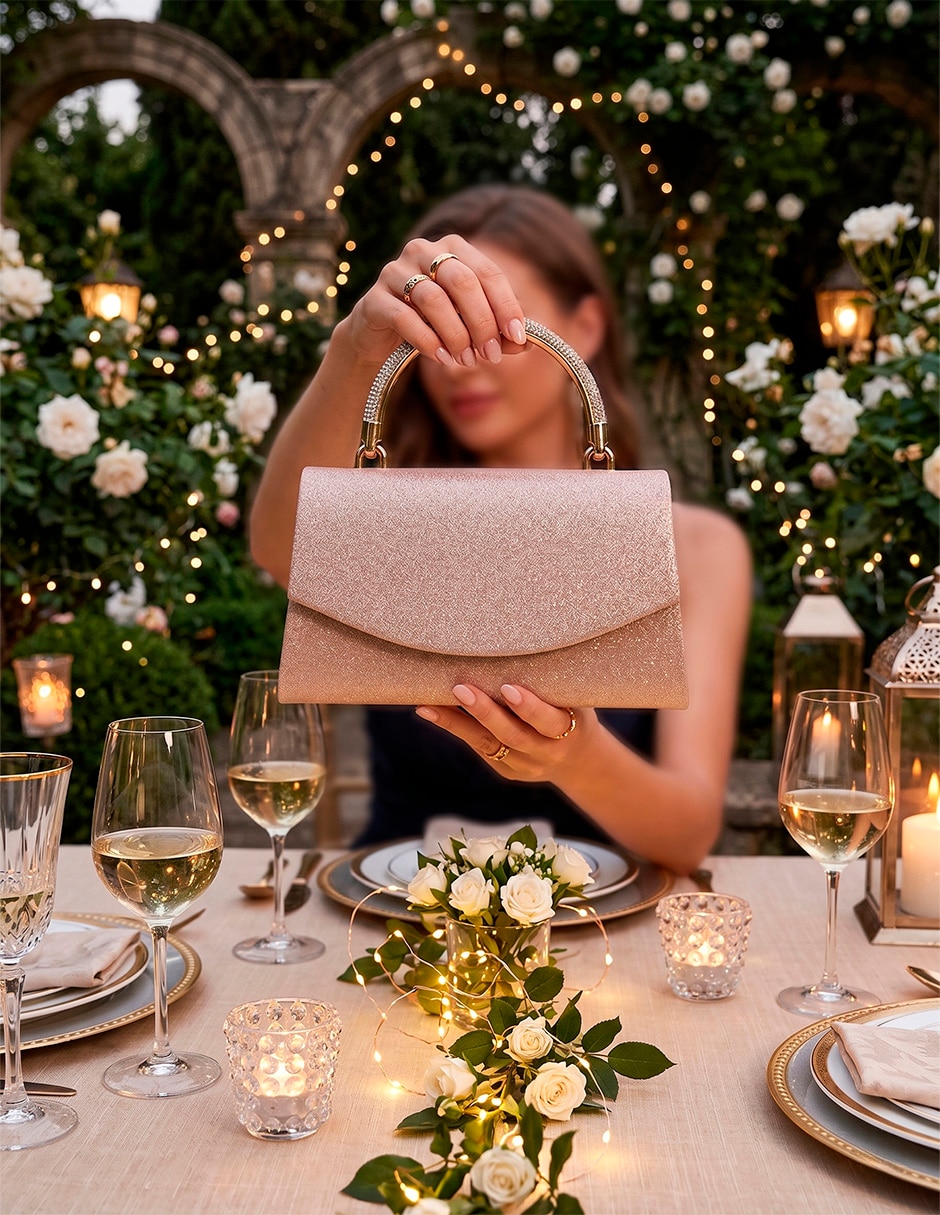 Bolsa clutch unica elegance para mujer