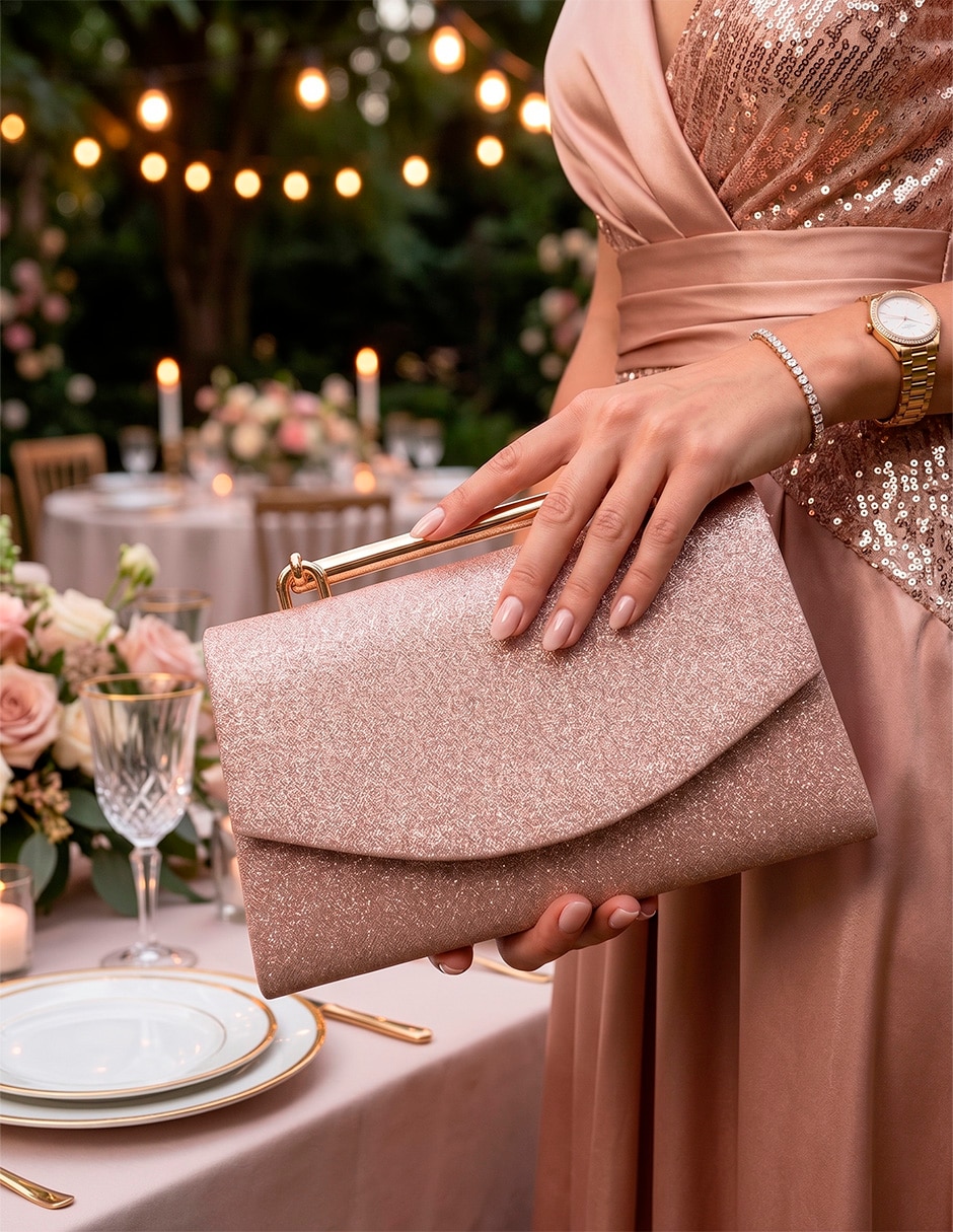 Bolsa clutch unica elegance para mujer