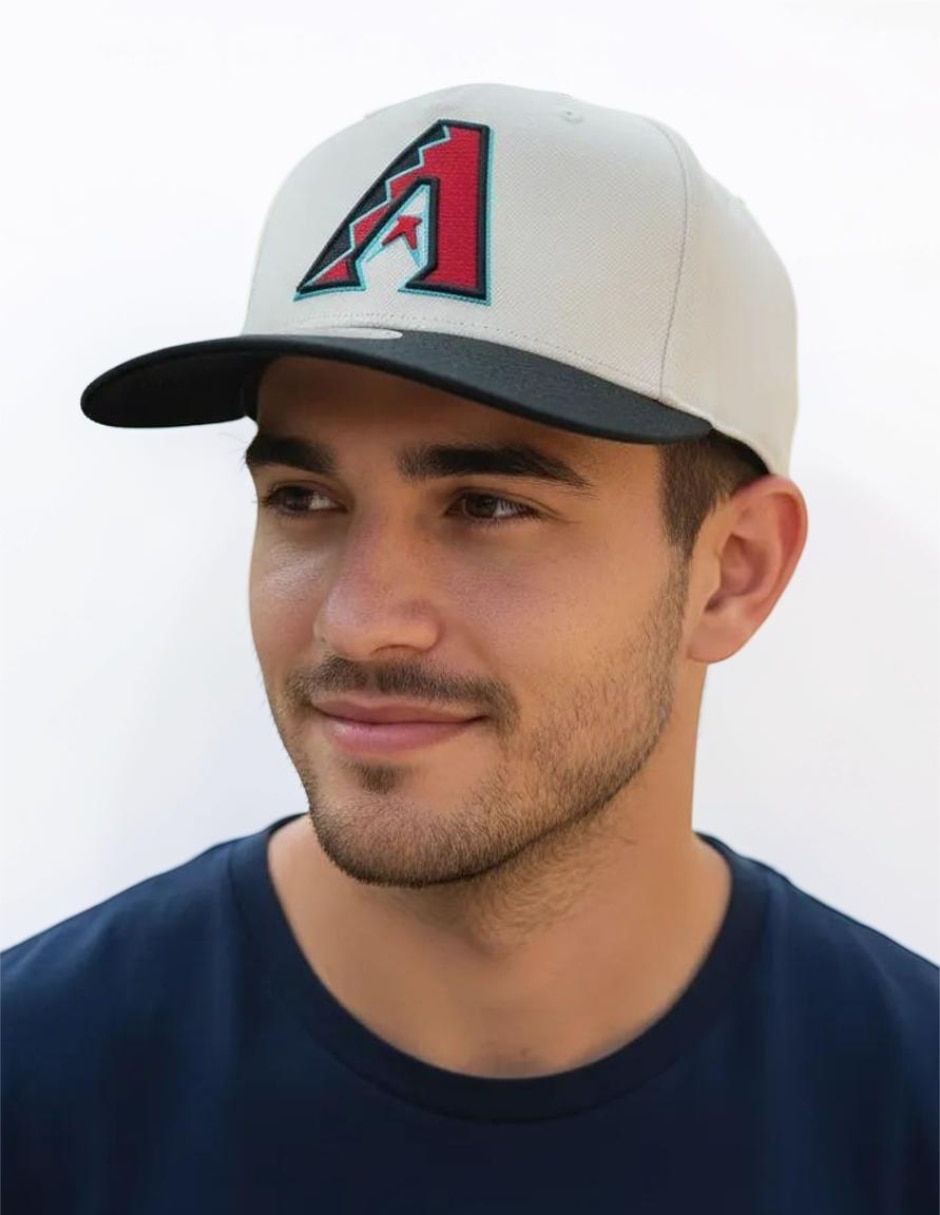Gorra visera curva snapback para béisbol mitchell and ness pro pinch diamondbacks arizona diamondbacks unisex