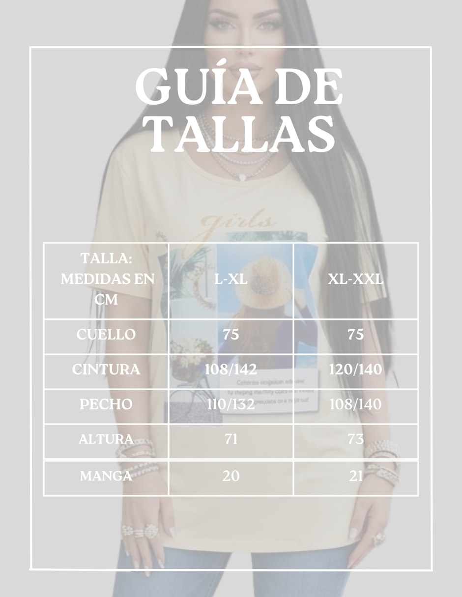 Blusa Malabis manga corta para mujer