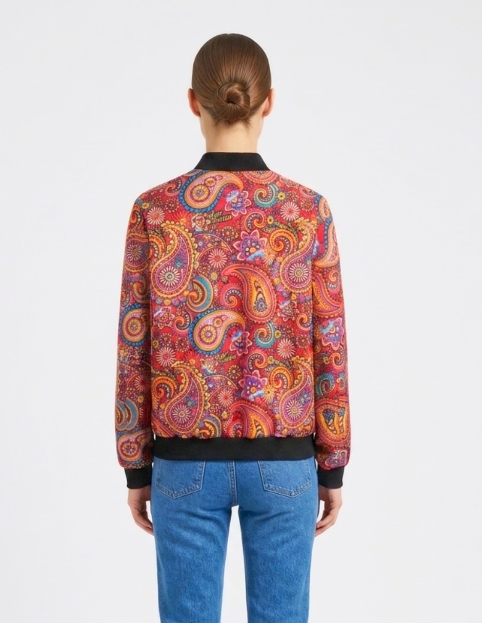 Chamarra bomber chico malo para mujer