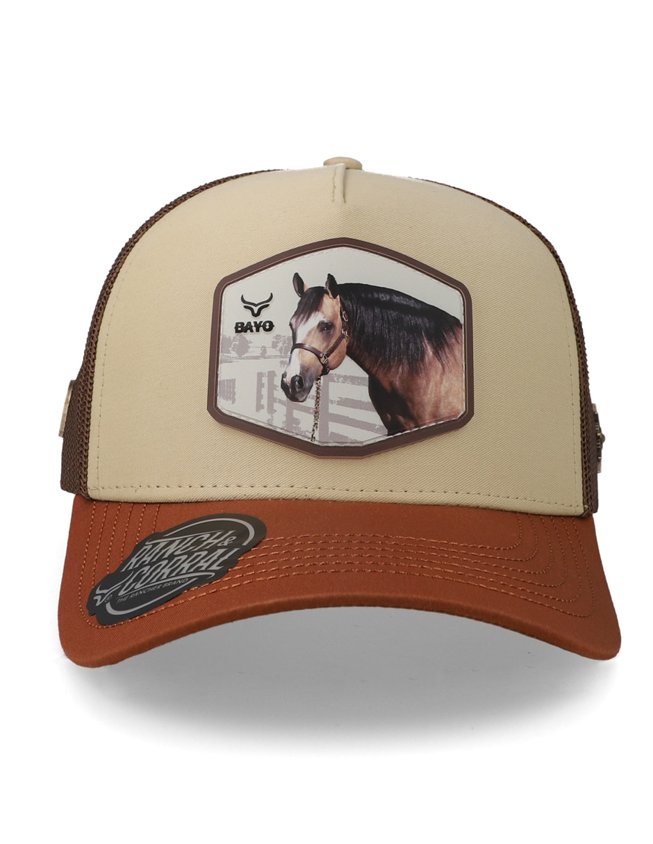 Gorra visera curva snapback ranch & corral equus unisex