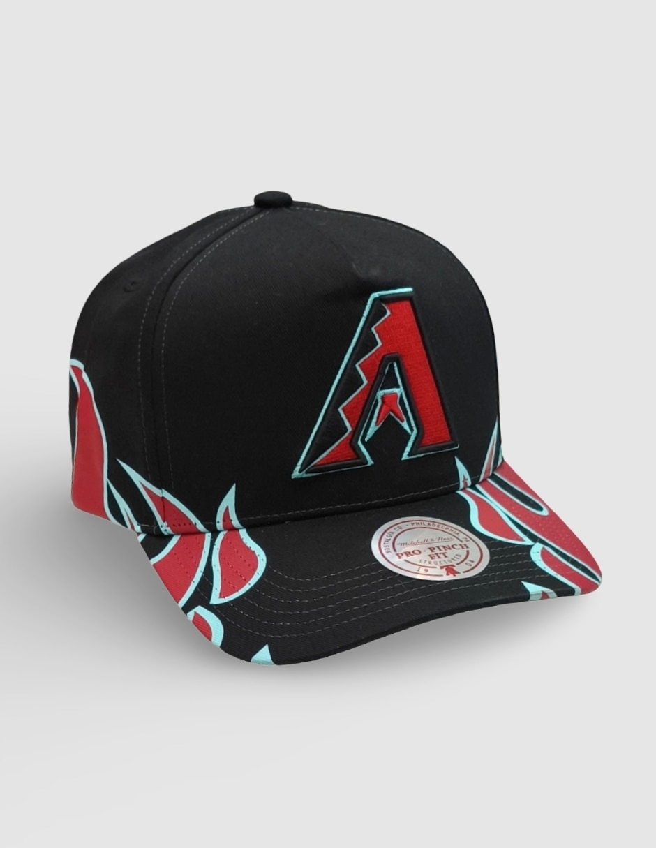 Gorra visera curva snapback para béisbol mitchell and ness mlb diamondbacks arizona diamondbacks para hombre