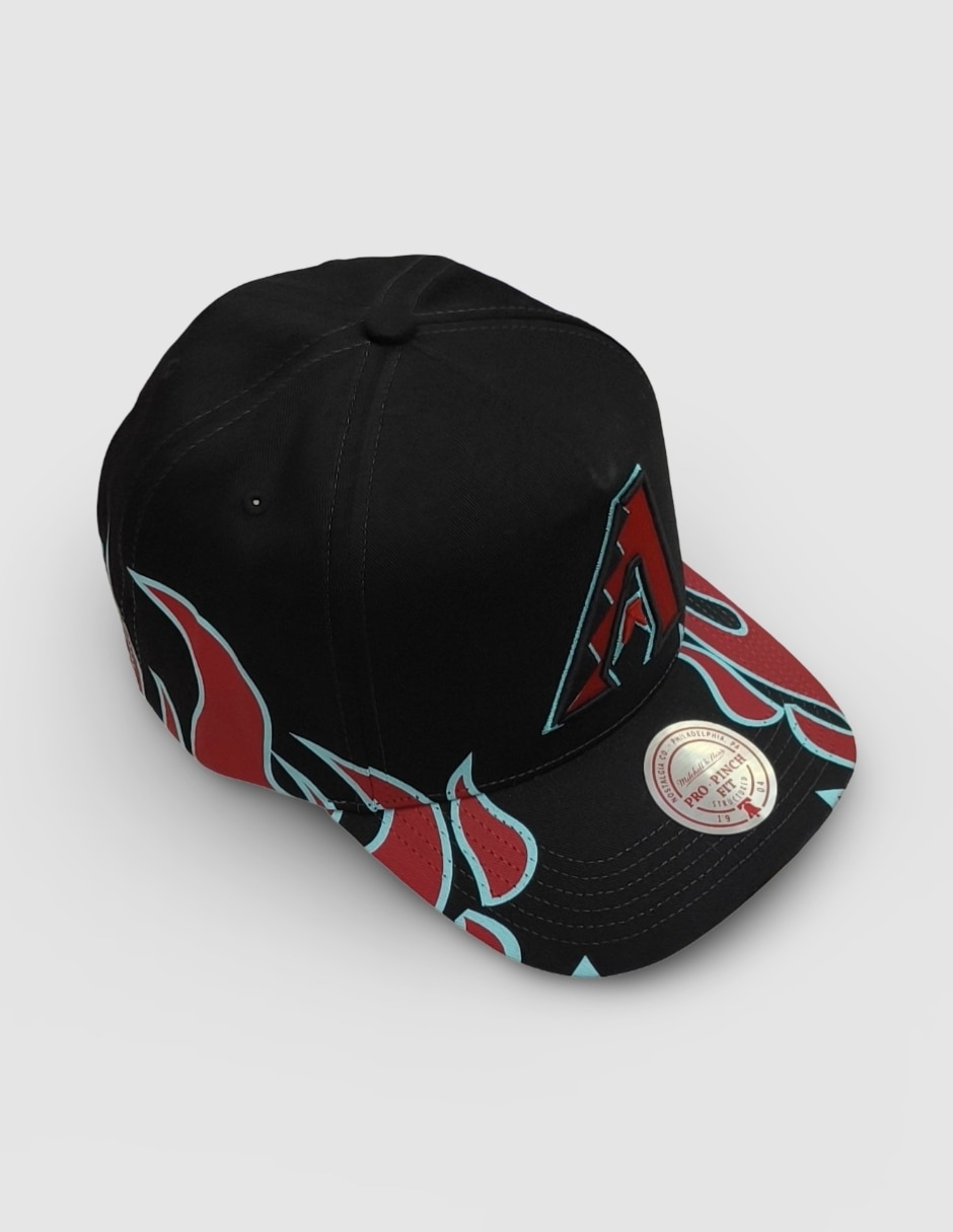 Gorra visera curva snapback para béisbol mitchell and ness mlb diamondbacks arizona diamondbacks para hombre