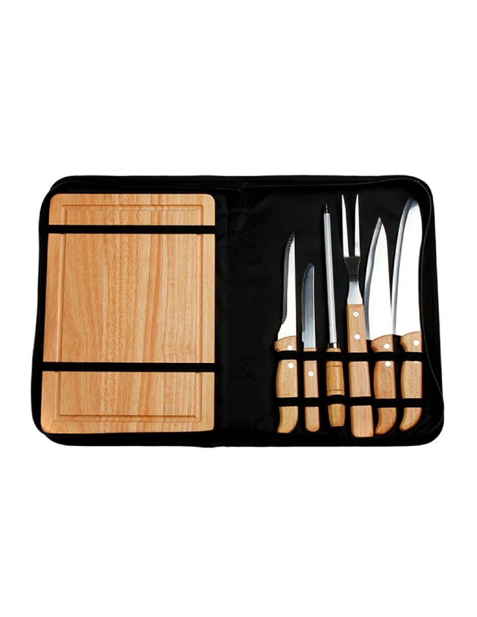 Set bbq de acero inoxidable para cortes Set bbq de acero inoxidable para cortes