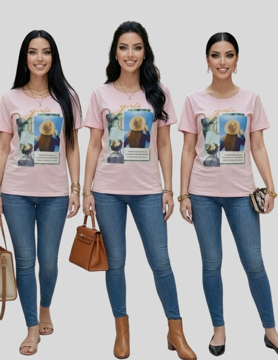 Blusa manga corta para mujer 2
