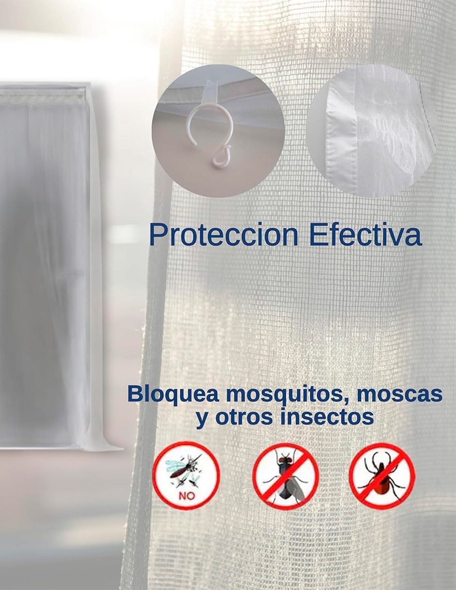 Mosquitero multiuso bluelander cortina de puerta anti-mosquitos