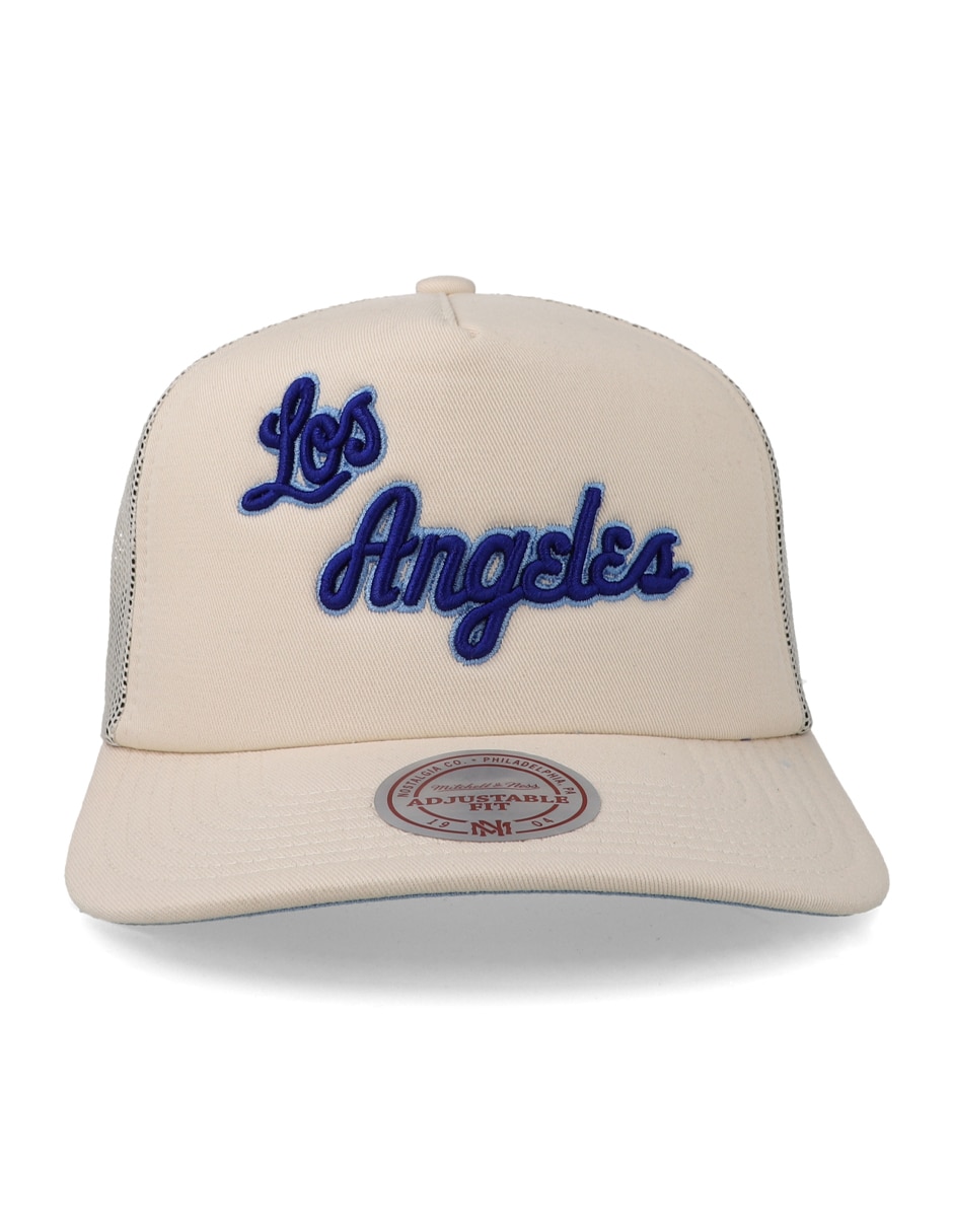 Gorra visera semicurva snapback para básquetbol mitchell & ness nba los angeles los angeles lakers los angeles lakers unisex