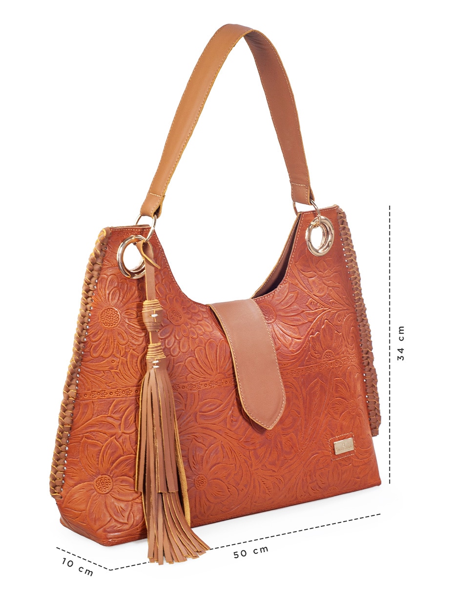 Bolsa tote angelozano minerva de piel bovino para mujer