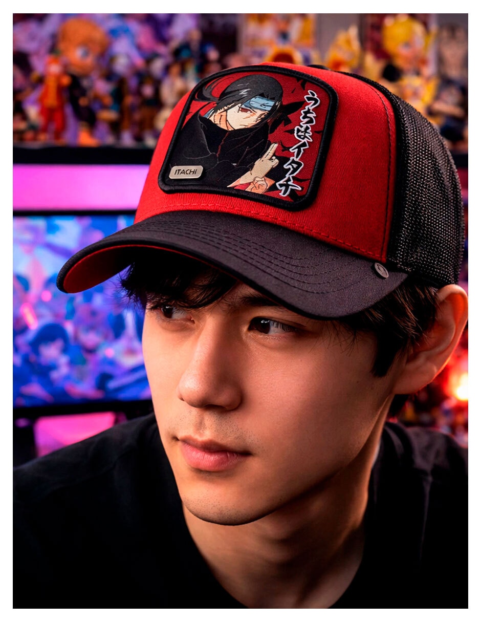 Gorra visera curva snapback naruto para hombre