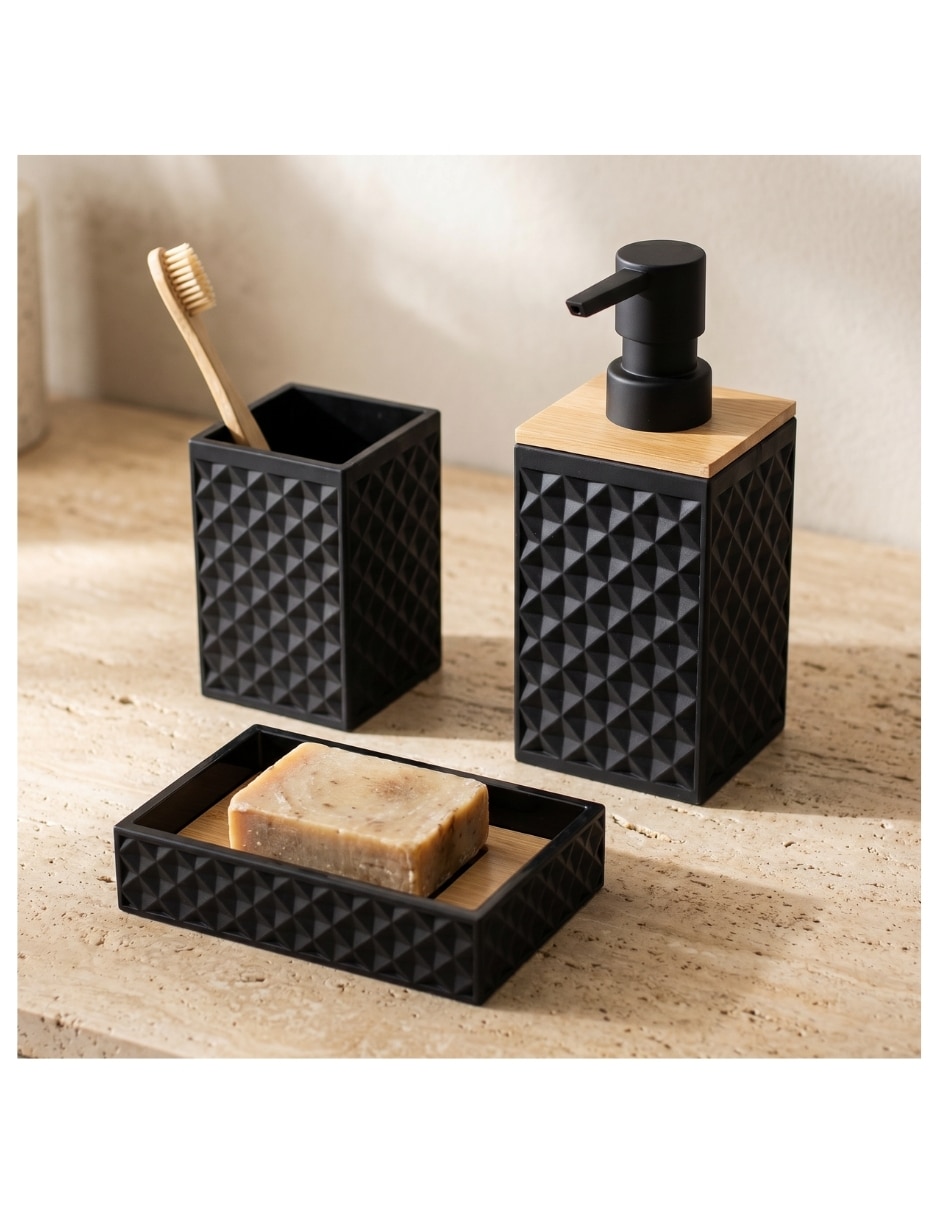 Juego de accesorios para baño juegos de baño de polipropileno 5 piezas 6