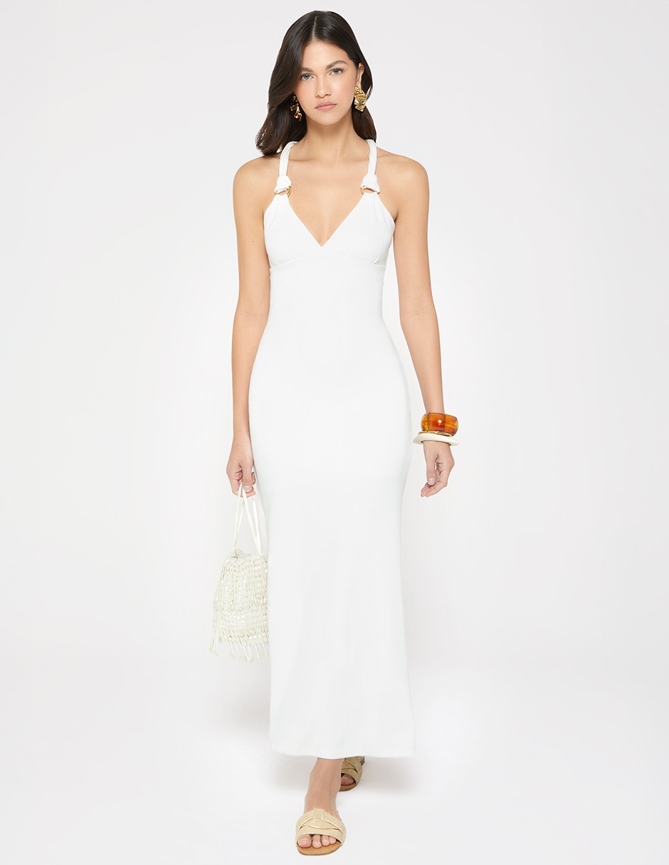 Vestido largo largo playa studio f terra amazona México para mujer