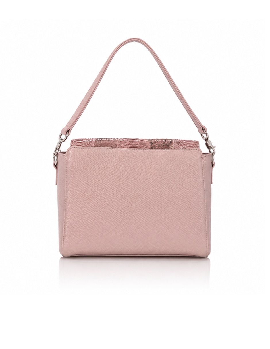 Bolsa crossbody aqualetas de piel para mujer