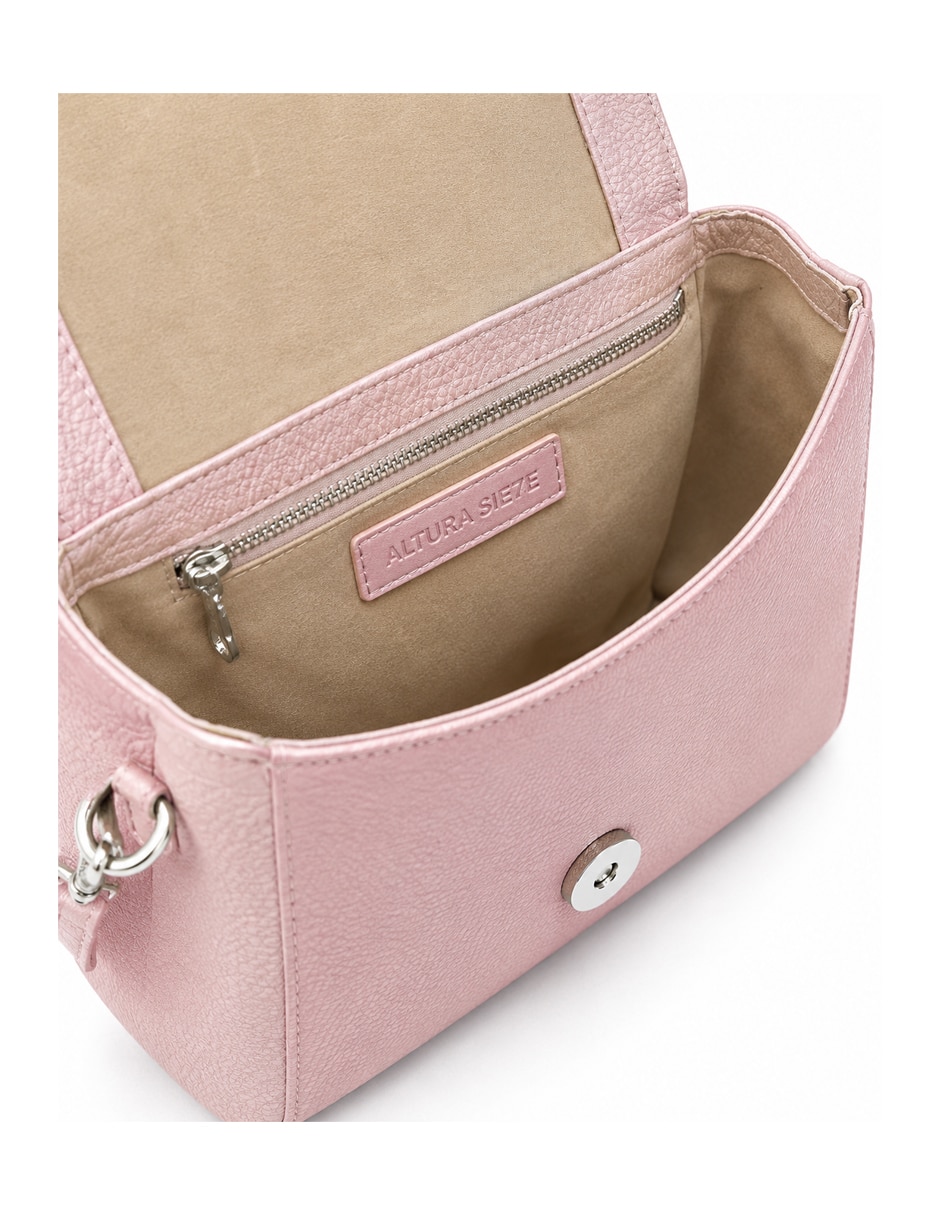Bolsa crossbody aqualetas de piel para mujer
