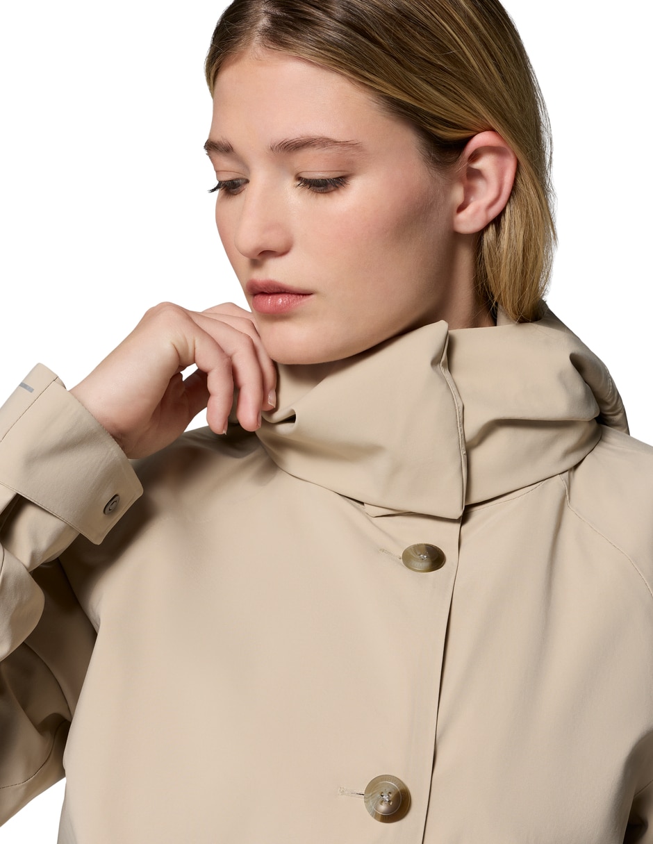 Impermeable columbia sin línea para mujer