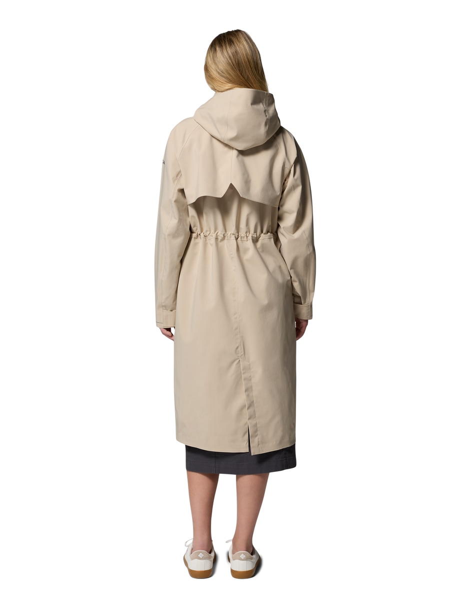 Impermeable columbia sin línea para mujer
