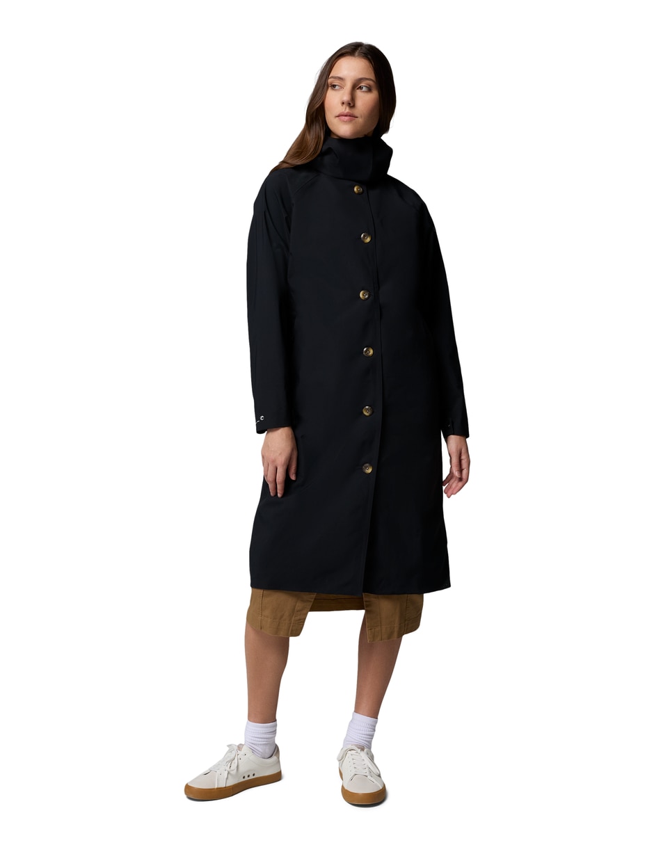Impermeable columbia sin línea para mujer