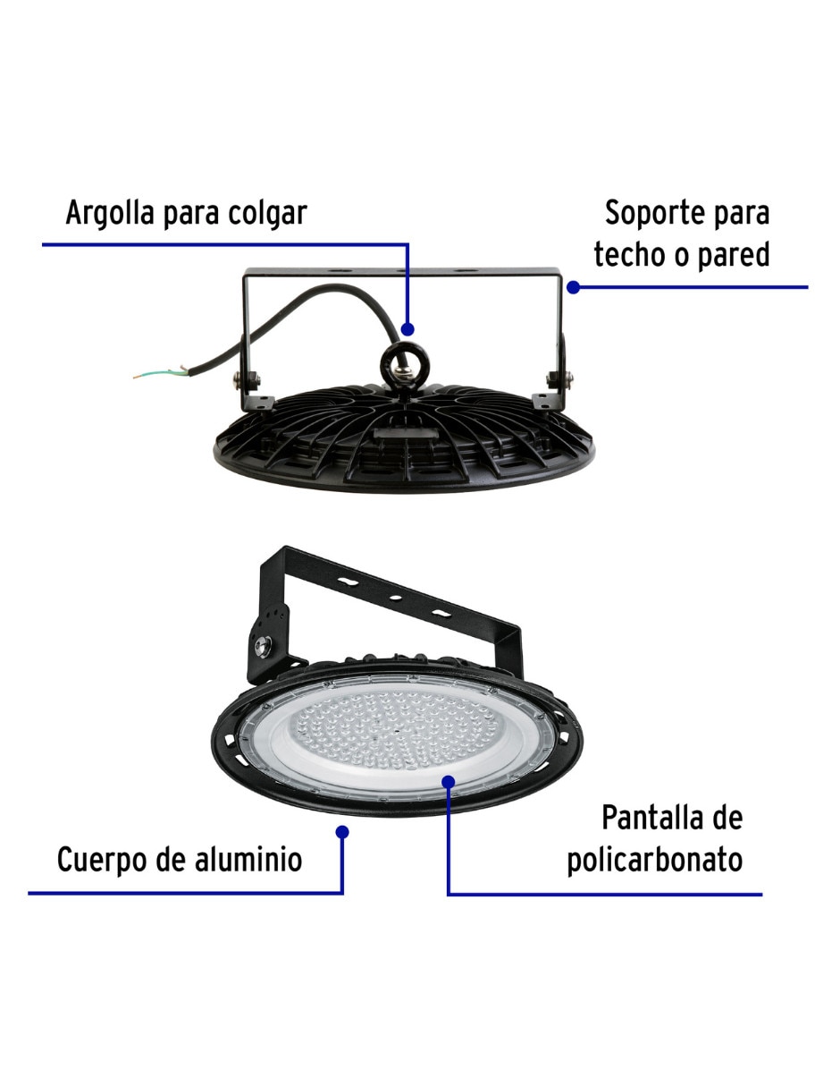Lámpara colgante Volteck Lait led High Bay