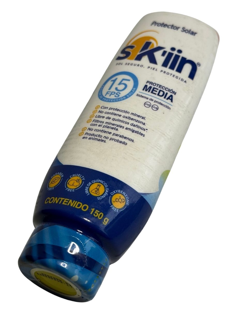 Bloqueador solar FPS 15 Protector Solar Sk´iin Skiin 4