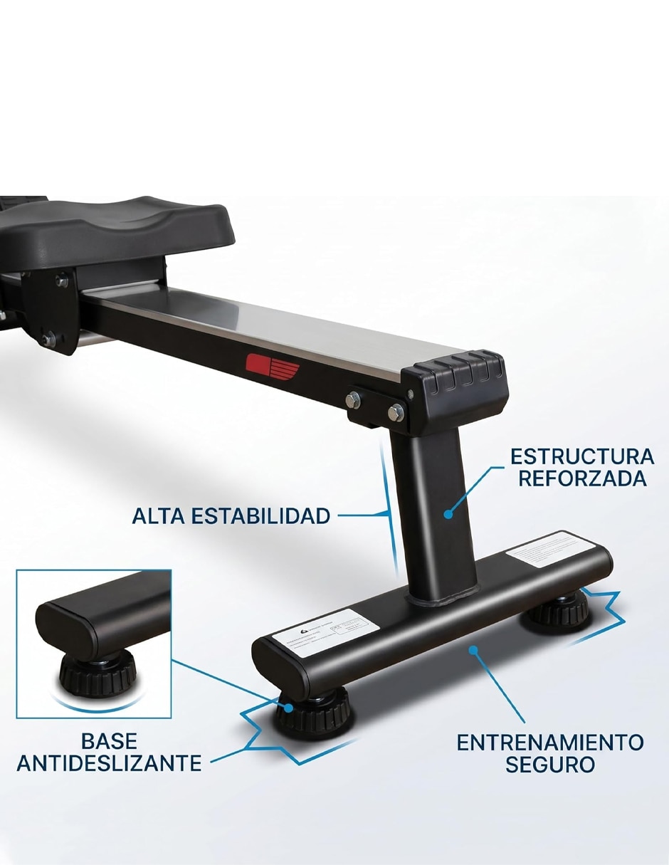 Remadora bluelander máquina de remo con resistencia magnética