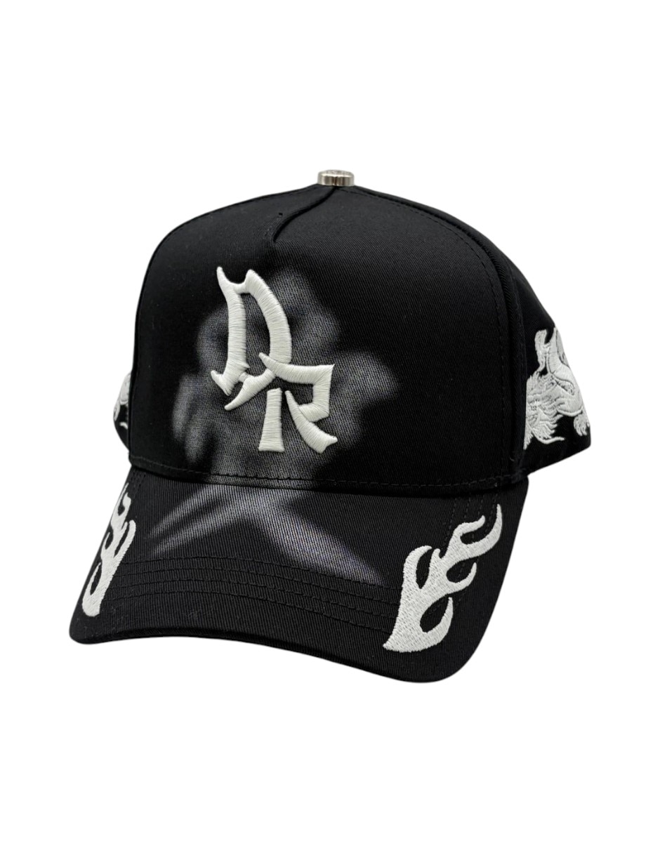 Gorra visera curva snapback dreamer hats doragon black para hombre