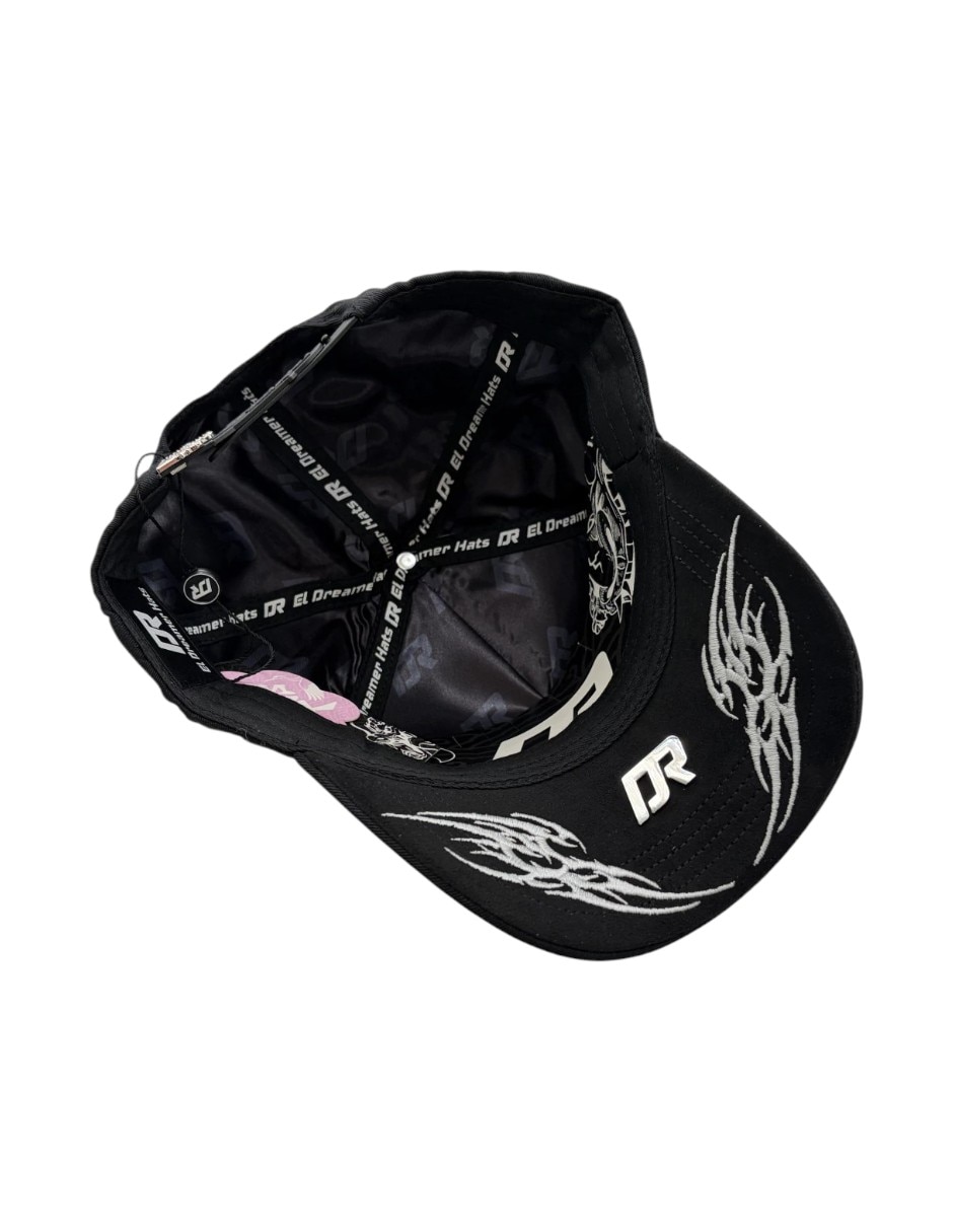 Gorra visera curva snapback dreamer hats doragon black para hombre