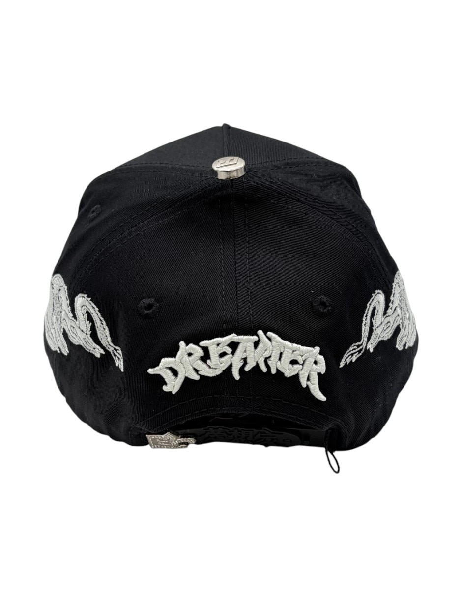 Gorra visera curva snapback dreamer hats doragon black para hombre