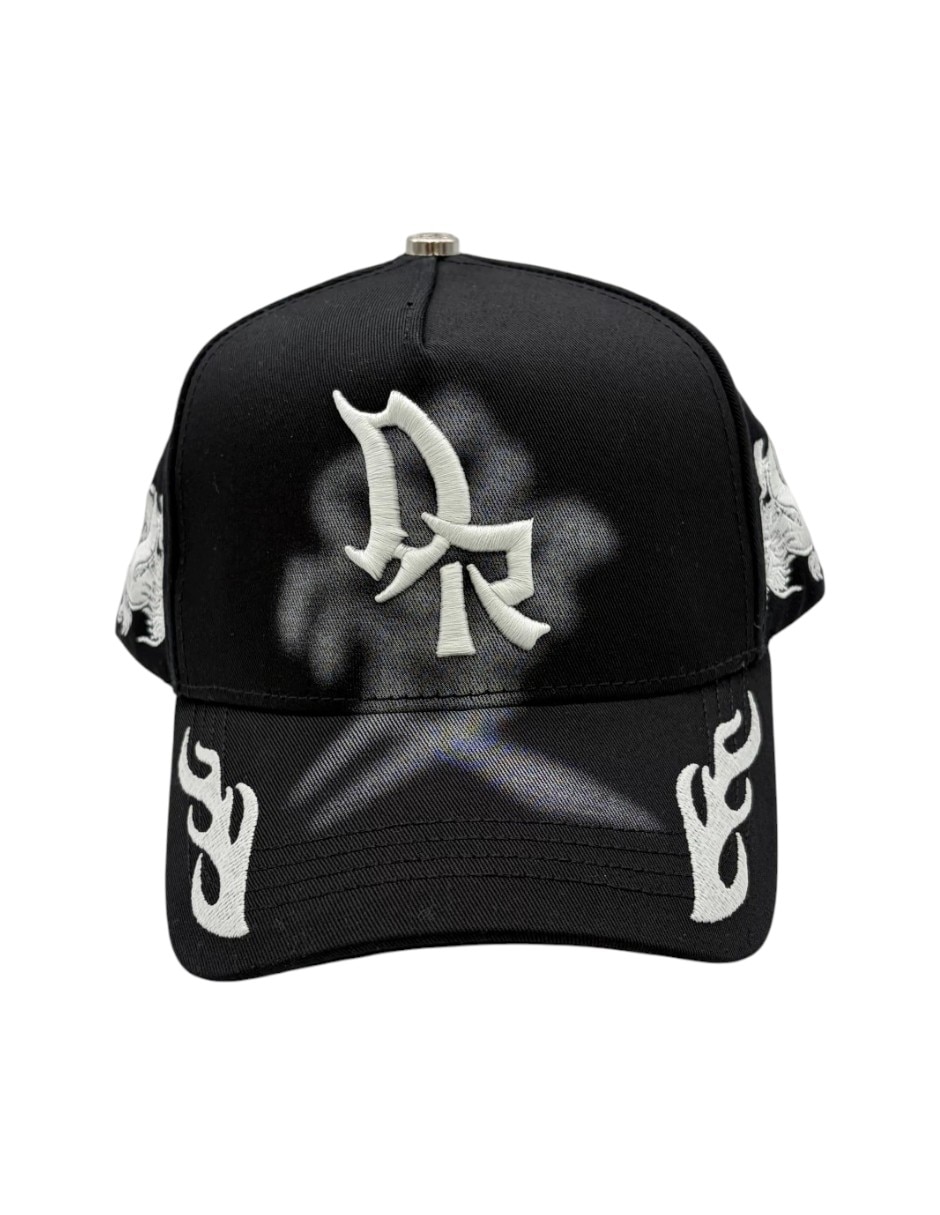 Gorra visera curva snapback dreamer hats doragon black para hombre