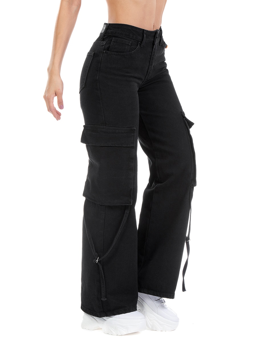 Jeans cargo wide leg Opp´s Jeans para mujer