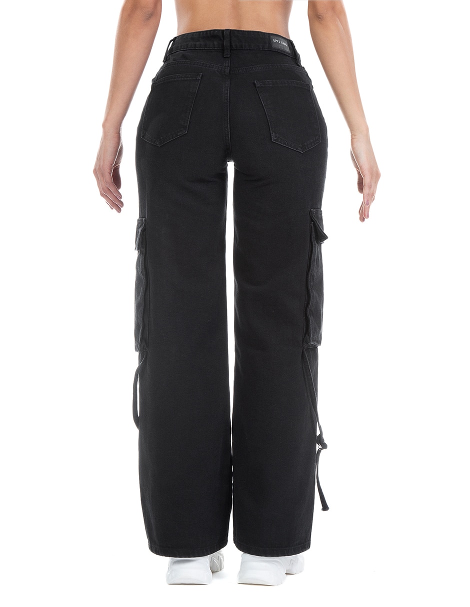 Jeans cargo wide leg Opp´s Jeans para mujer