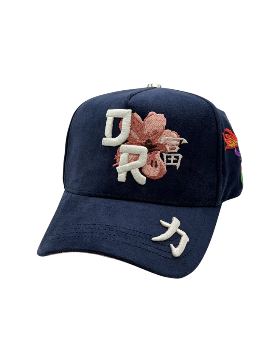 Gorra visera plana snapback dreamer hats kanji blue para hombre