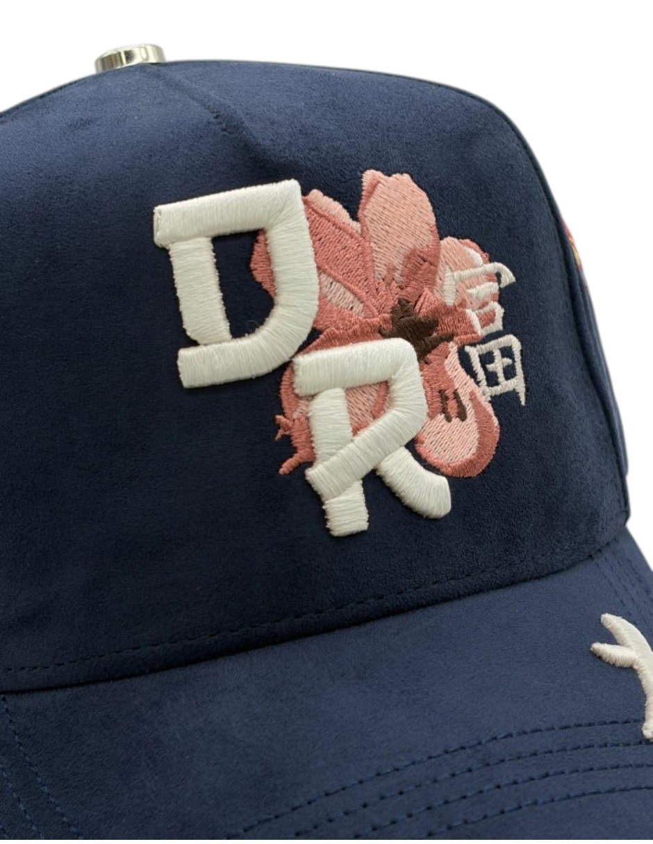 Gorra visera plana snapback dreamer hats kanji blue para hombre