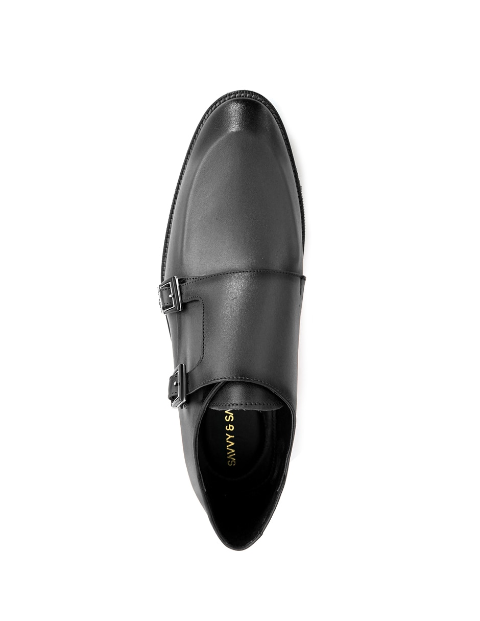 Zapato monk prima pelle para hombre 4