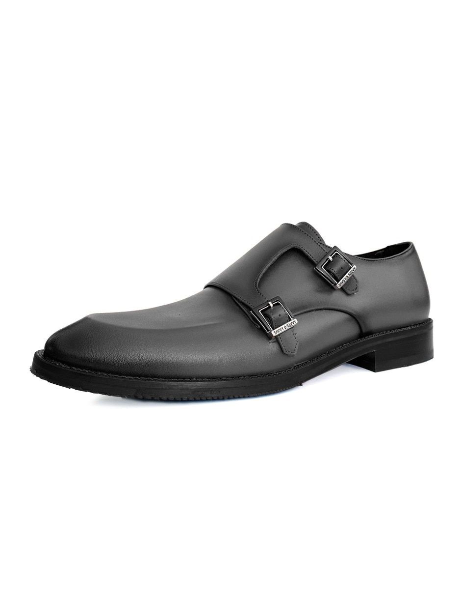 Zapato monk prima pelle para hombre 5