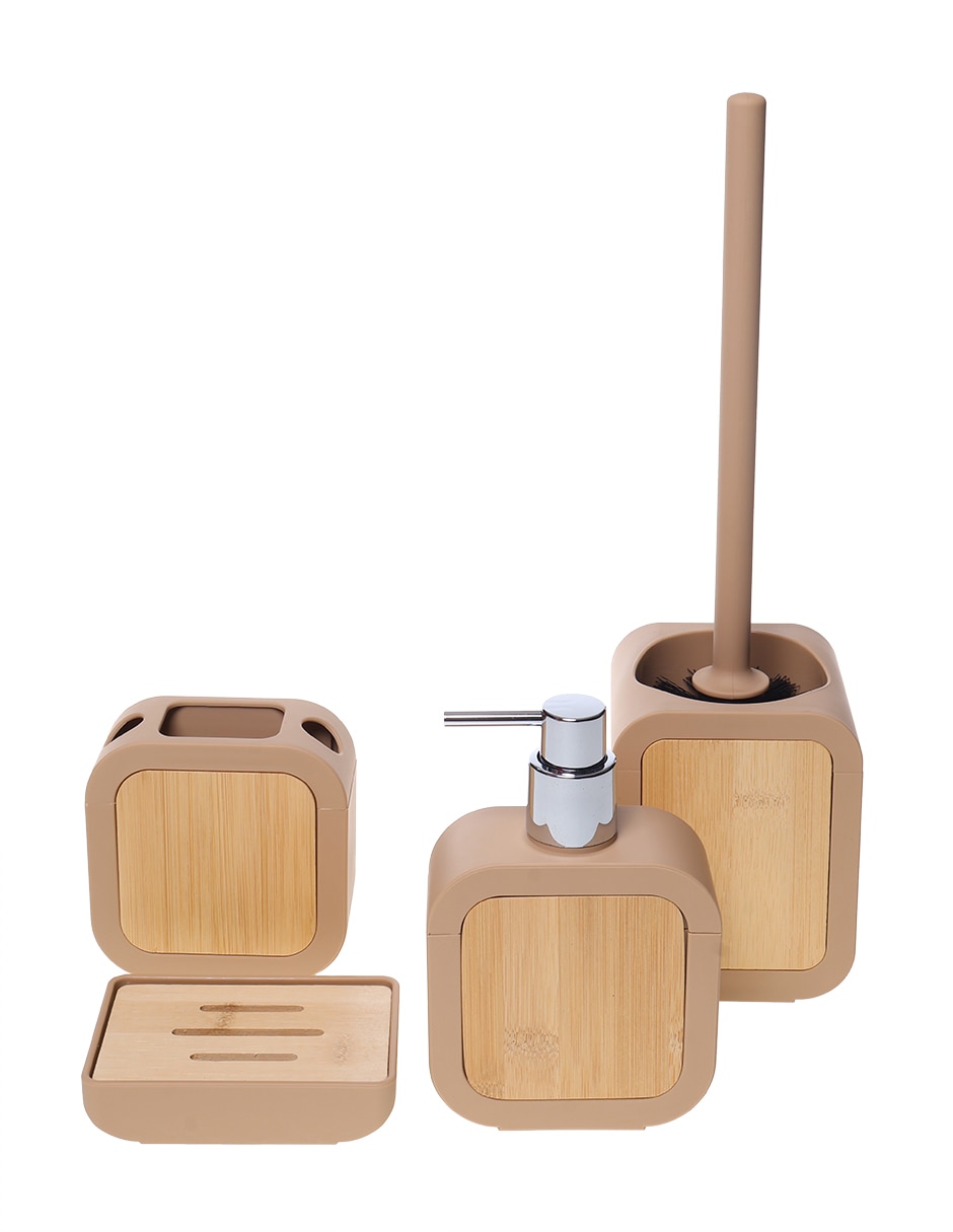 Juego de accesorios para baño juegos de baño de polipropileno 4 piezas Juego de accesorios para baño juegos de baño de polipropileno 4 piezas