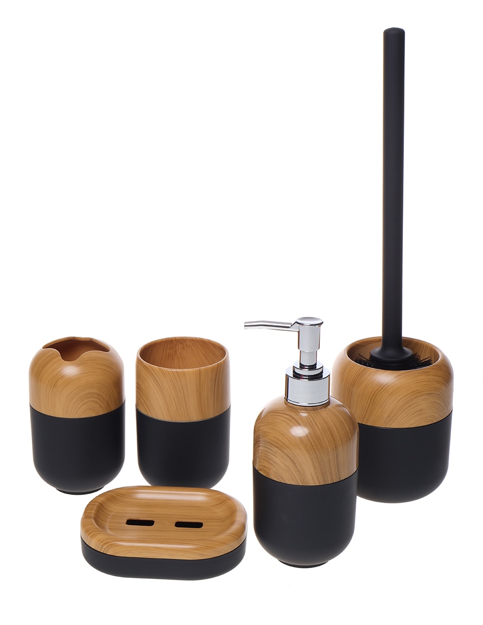 Juego de accesorios para baño juegos de baño de polipropileno 5 piezas Juego de accesorios para baño juegos de baño de polipropileno 5 piezas