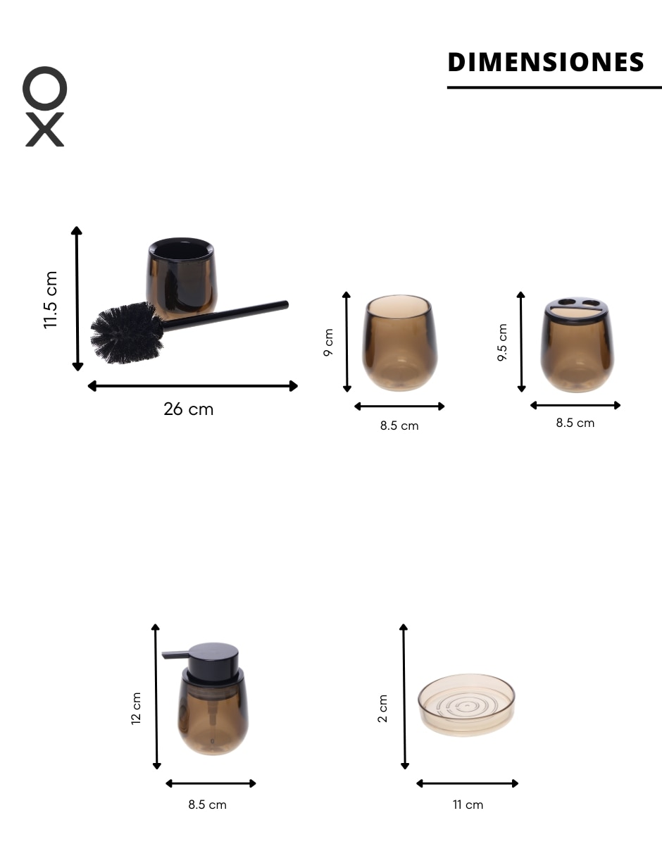 Juego de accesorios para baño juegos de baño 5 piezas 11