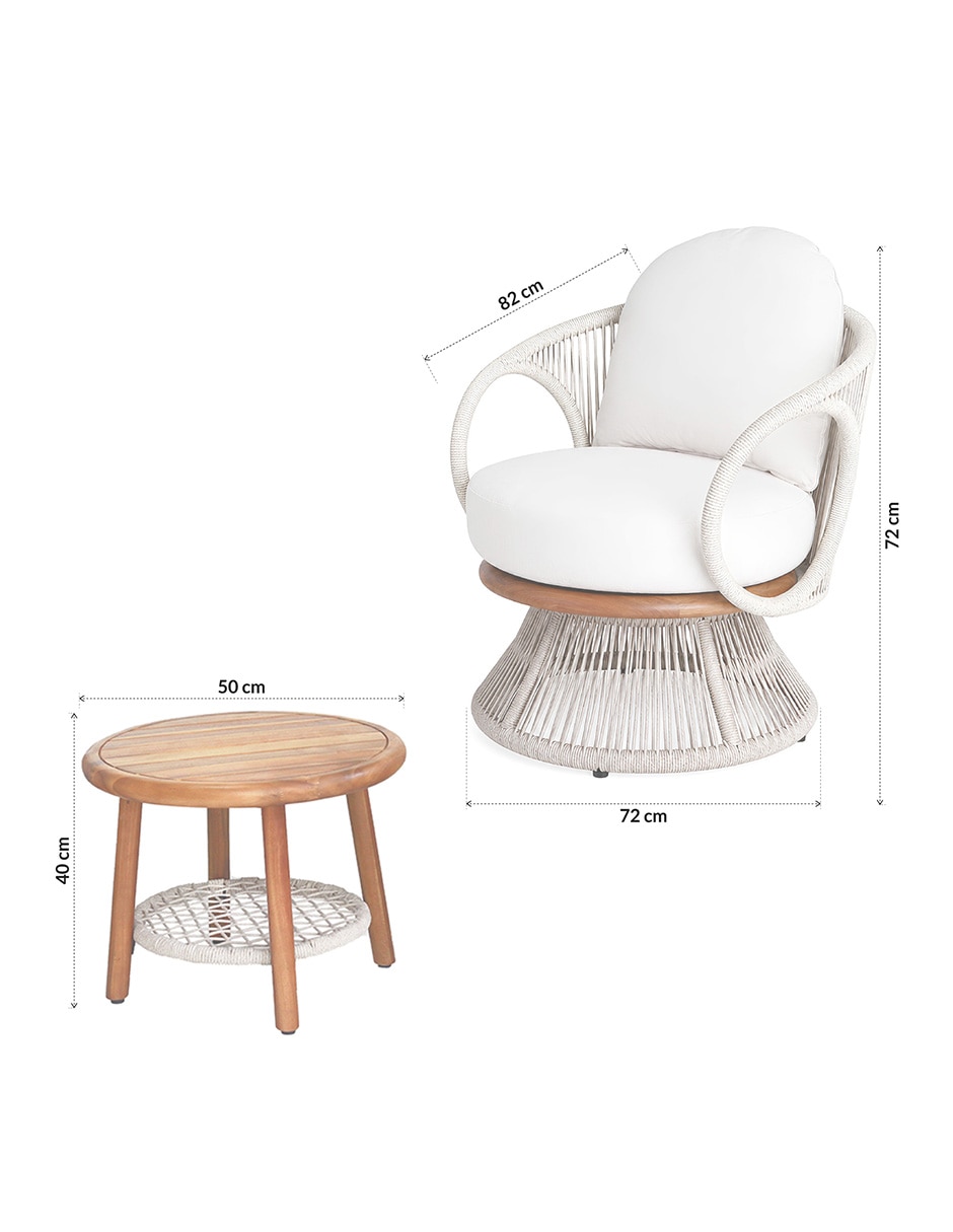 Set sala exterior polly 10