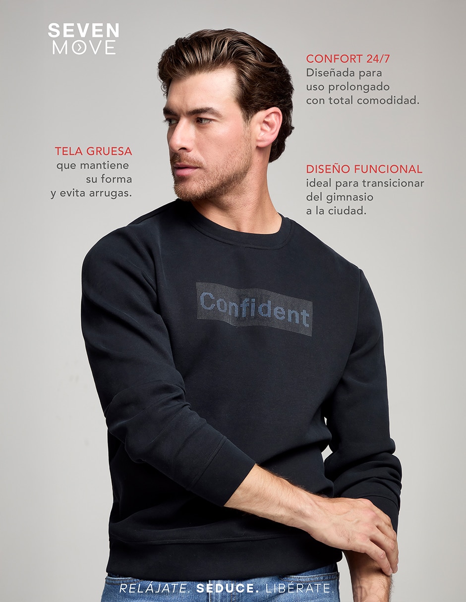 Sudadera seven jeans para hombre