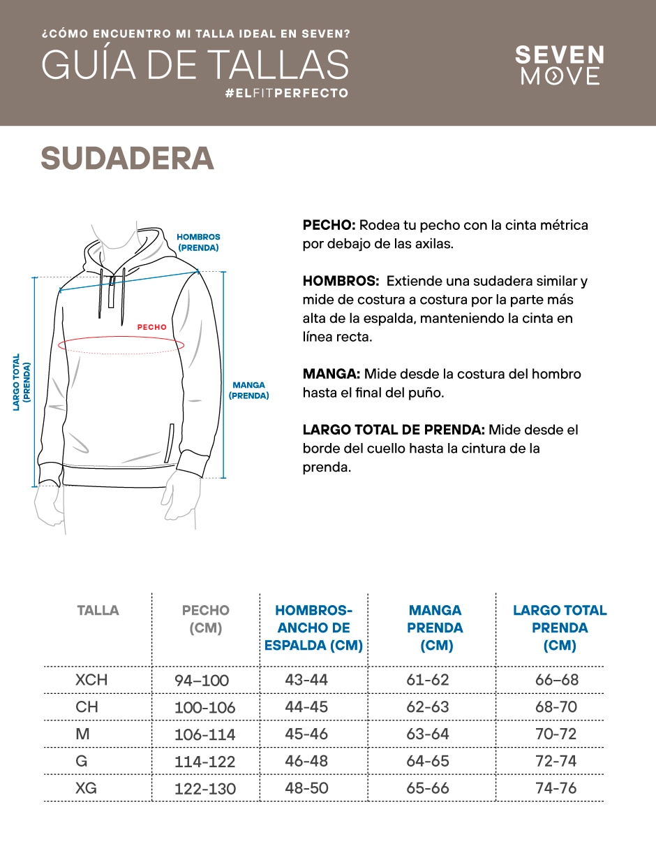 Sudadera seven jeans para hombre