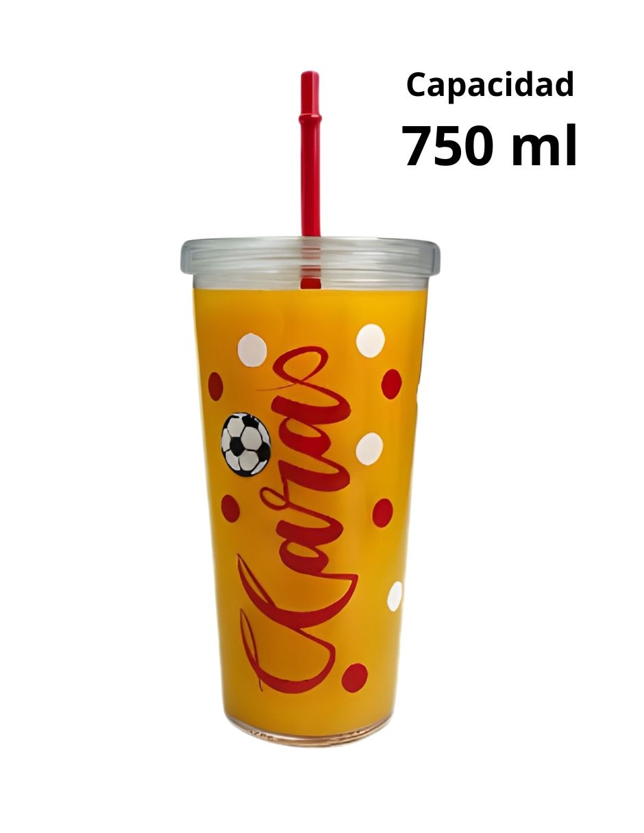 Vaso largo ellegance houseware de plástico con 1 pieza